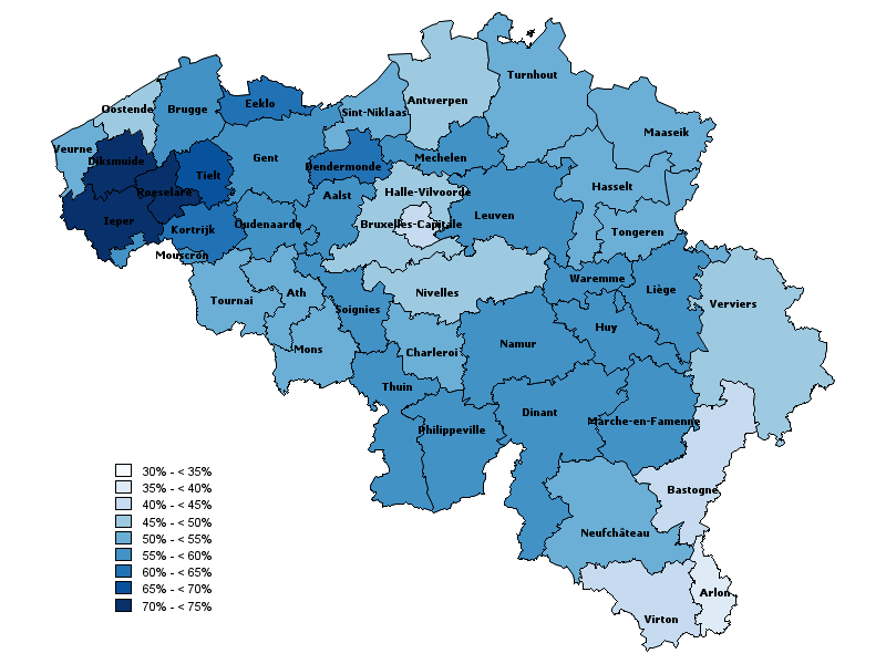 Percentage patiënten van 65+ die contact hebben met huisarts binnen 7 dagen na ziekenhuisontslag