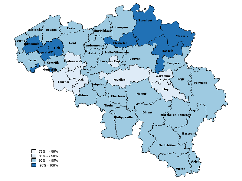 Percentage volwassen (18+) diabetici onder insuline met een conventie/paspoort/zorgtraject